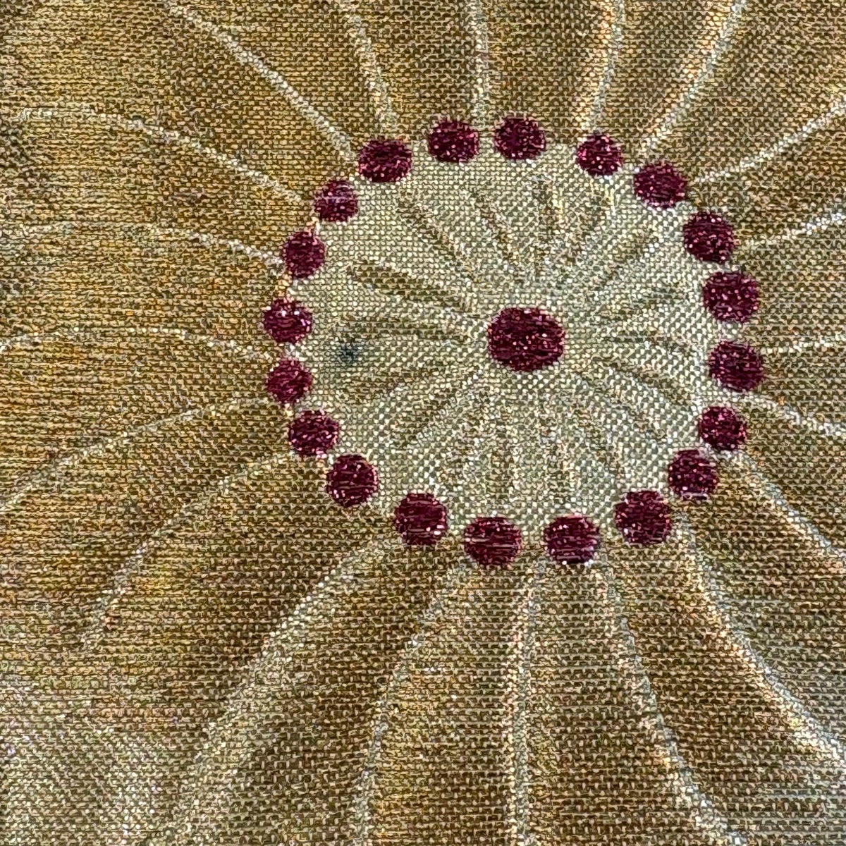 美品】 袋帯 秀品 桜 金糸 箔 薄緑 六通 正絹｜中古・古着・リサイクル