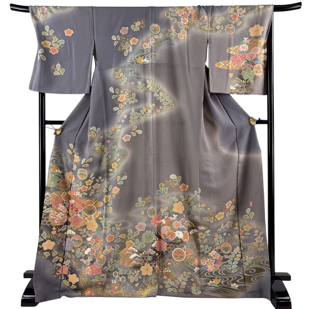 訪問着 身丈168cm 裄丈69cm 正絹 名品 【中古】 楽天市場】訪問着 中古 裄69の通販