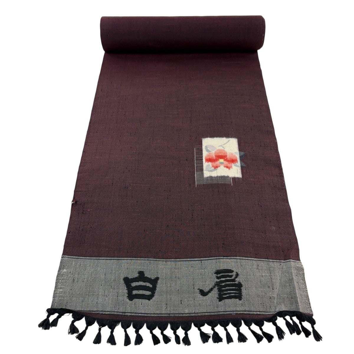 反物 秀品 紬 縞 灰色 正絹｜中古・古着・リサイクル着物通販