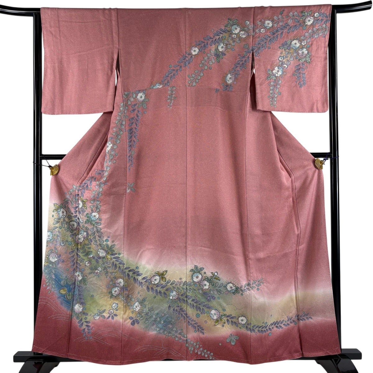 訪問着 着物 中古 辻が花模様 身丈154cm 裄67cm S A853-7 訪問着 着物 中古 辻が花模様 身丈154cm 裄67cm S A853-7の通販はau