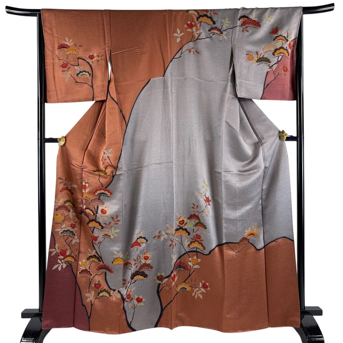 訪問着 秀品 160cm 66cm 正絹 【中古】 訪問着 身丈160cm~169cm｜バイセルオンライン 中古・リサイクル着物