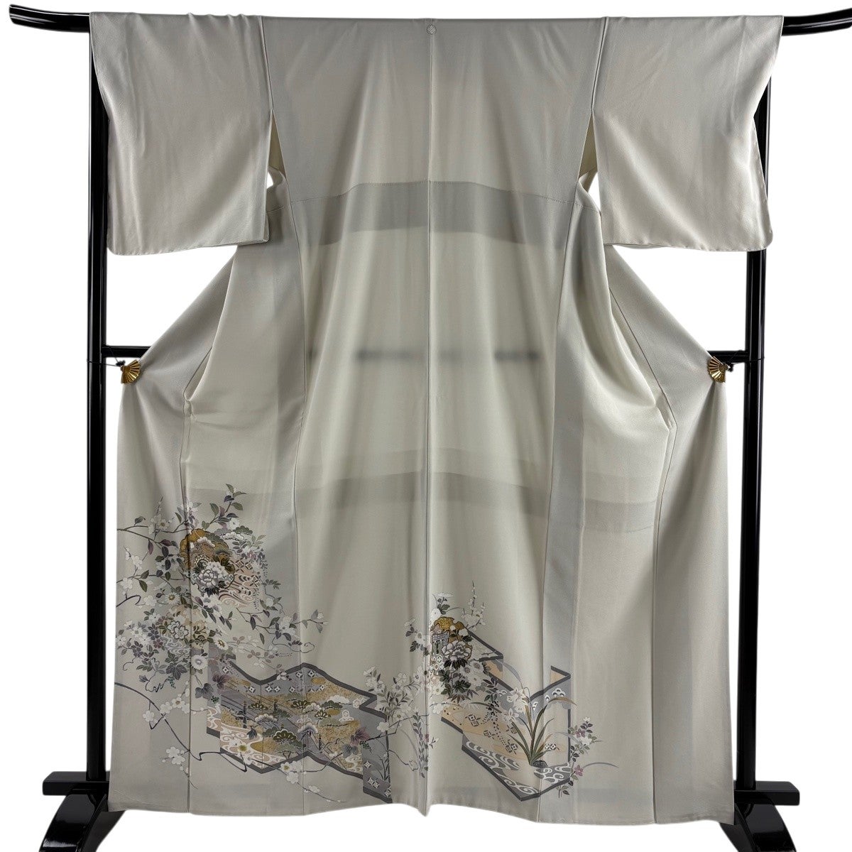 色留袖 美品 秀品 169cm 68cm 正絹 【中古】 色留袖 秀品｜バイセルオンライン 中古・リサイクル着物【公式】通販サイト