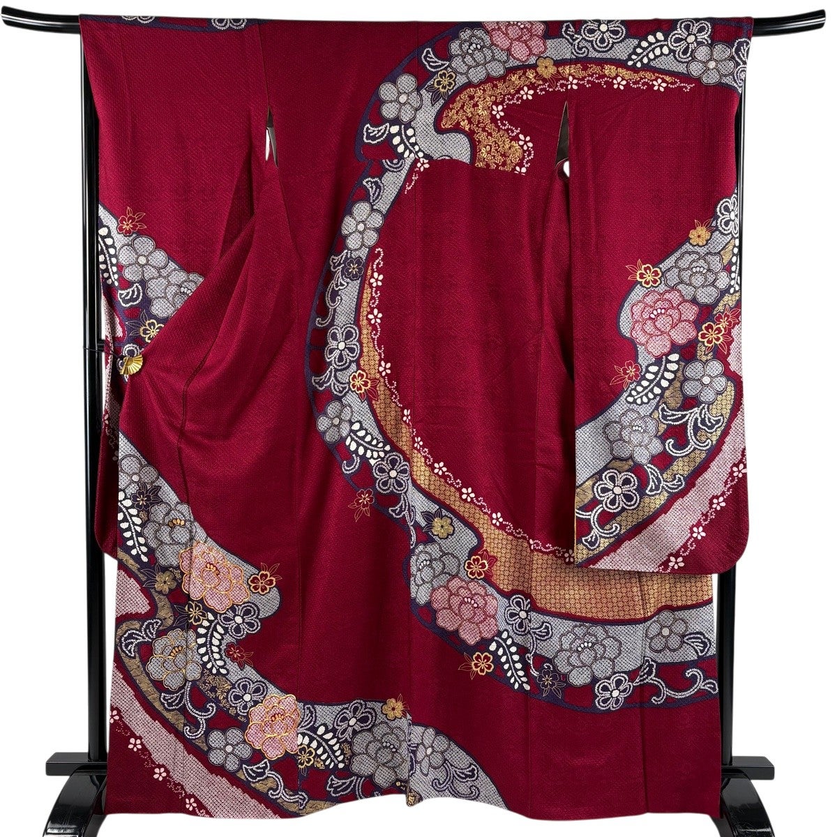 振袖 身丈165.5cm 裄丈68.5cm 正絹 秀品 【中古】 振袖 身丈165.5cm 裄丈68cm 正絹 秀品 【中古】の通販 by バイセル