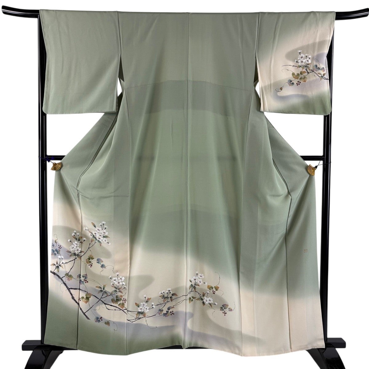 最終価格】 70%OFF 付下げ 身丈162.5cm 裄丈65cm M 袷 加賀友禅 稲手