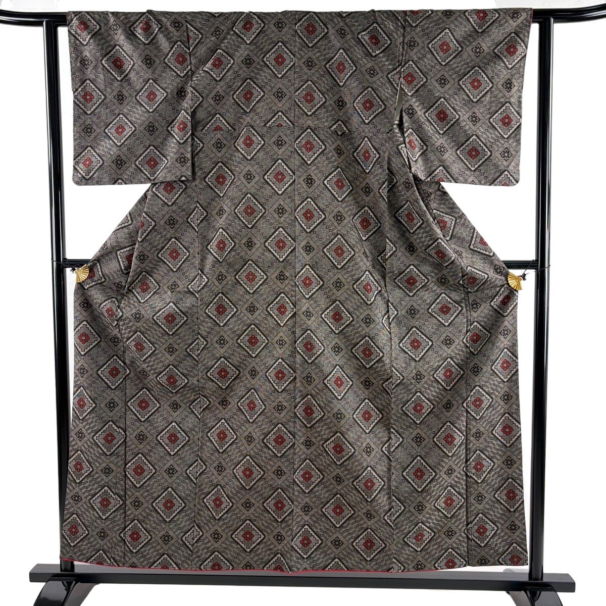紬 身丈157.5cm 裄丈60.5cm 正絹 秀品 【中古】 紬 身丈157.5cm 裄丈60.5cm 正絹 秀品 【中古】の通販 by バイセル