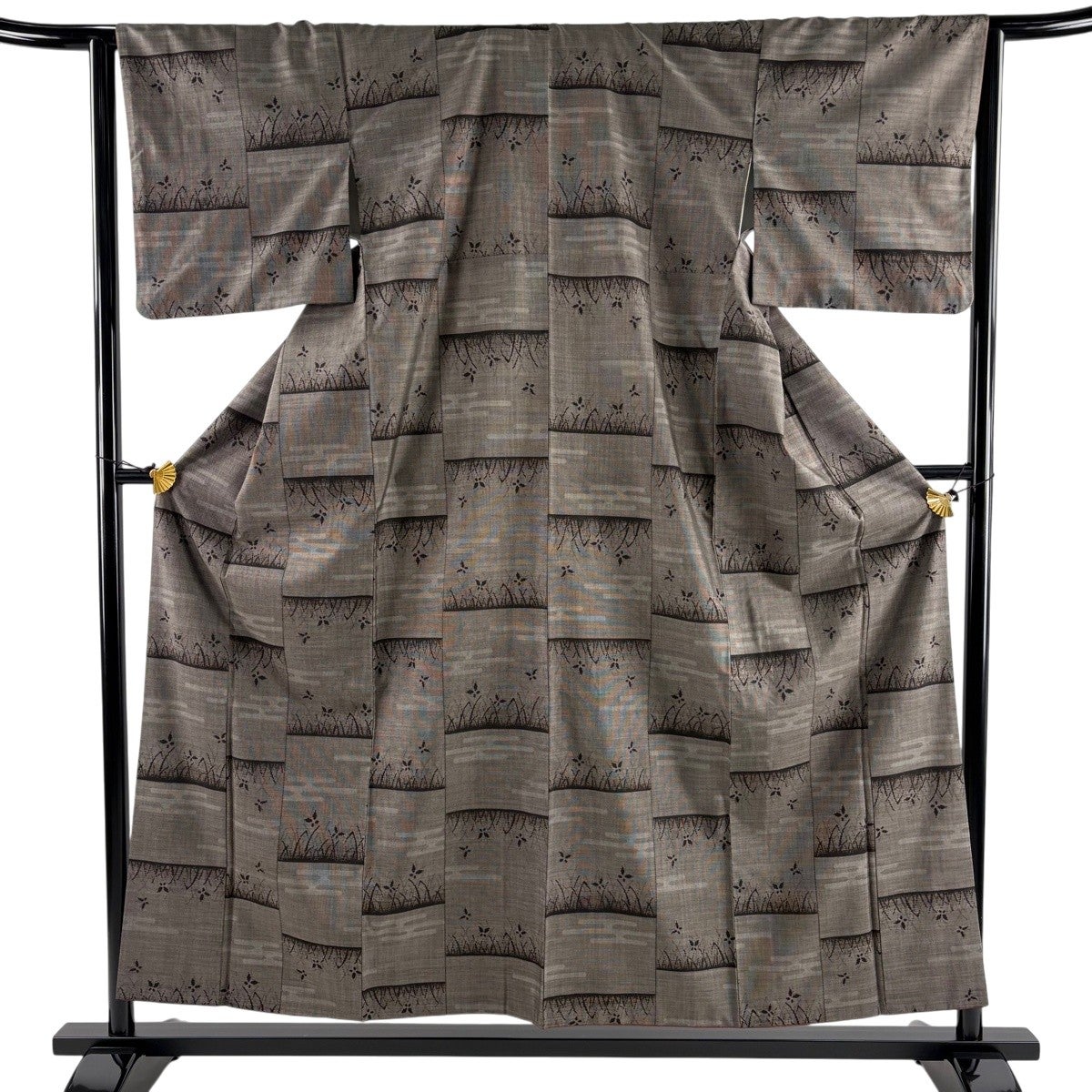 ★専用★真綿紬 ベージュ 袷 紬 身丈171cm 裄丈69cm トールサイズ 美品】 紬 身丈158.5cm 裄丈64cm M 袷 証紙あり ベージュ 正絹 秀品
