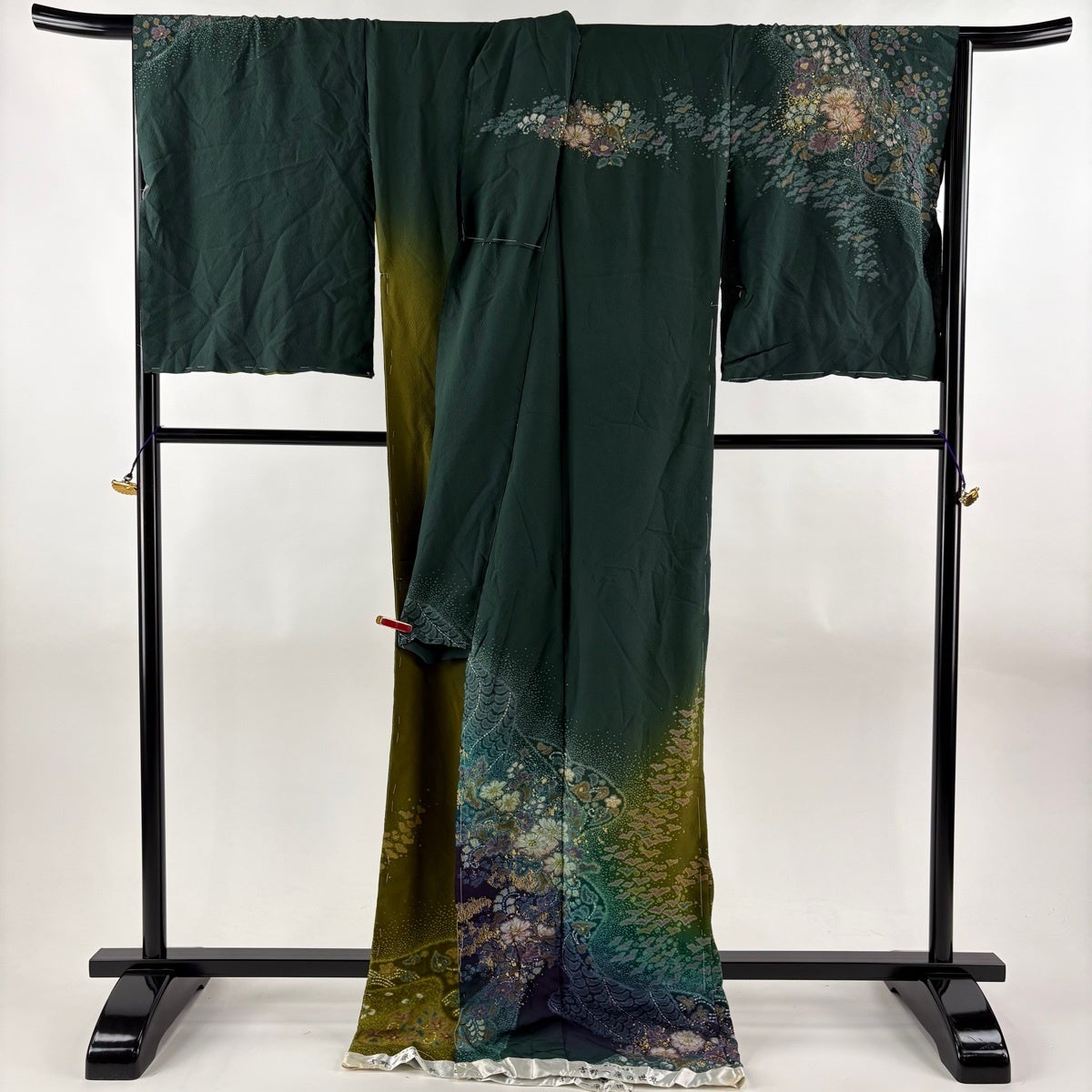 訪問着 身丈175.5cm 裄丈71cm 未仕立て 吉乃一廉 仮絵羽 落款あり