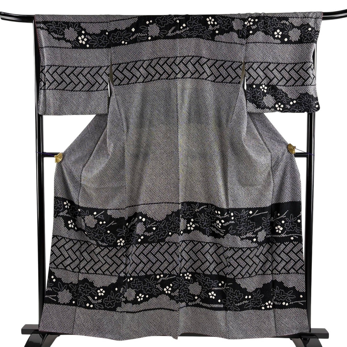 ☆専用☆美品 訪問着 総絞り 青海波 身丈163cm 裄丈65cm お洒落 袷