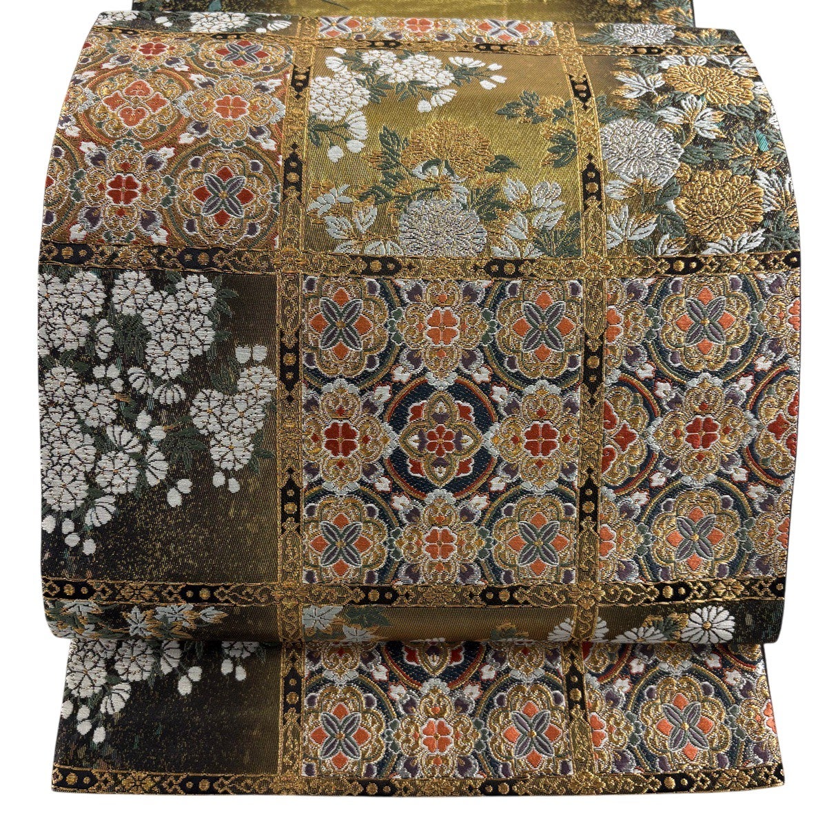 袋帯 秀品 波頭 波 箔 金糸 金色 六通 正絹｜中古・古着・リサイクル