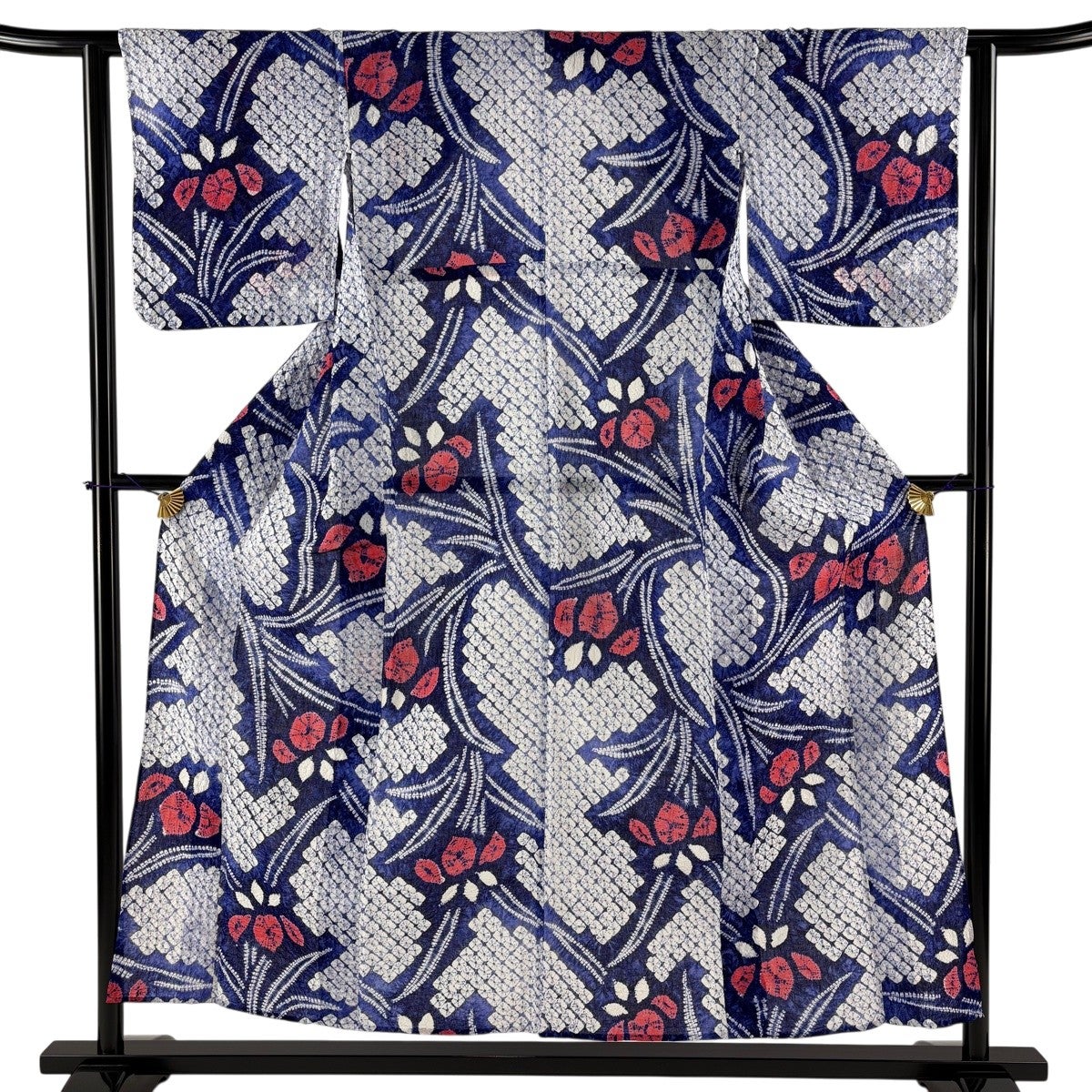 浴衣 身丈146cm 裄丈63cm 綿 名品 【中古】 浴衣 身丈146cm 裄丈63cm 綿 名品 【中古】