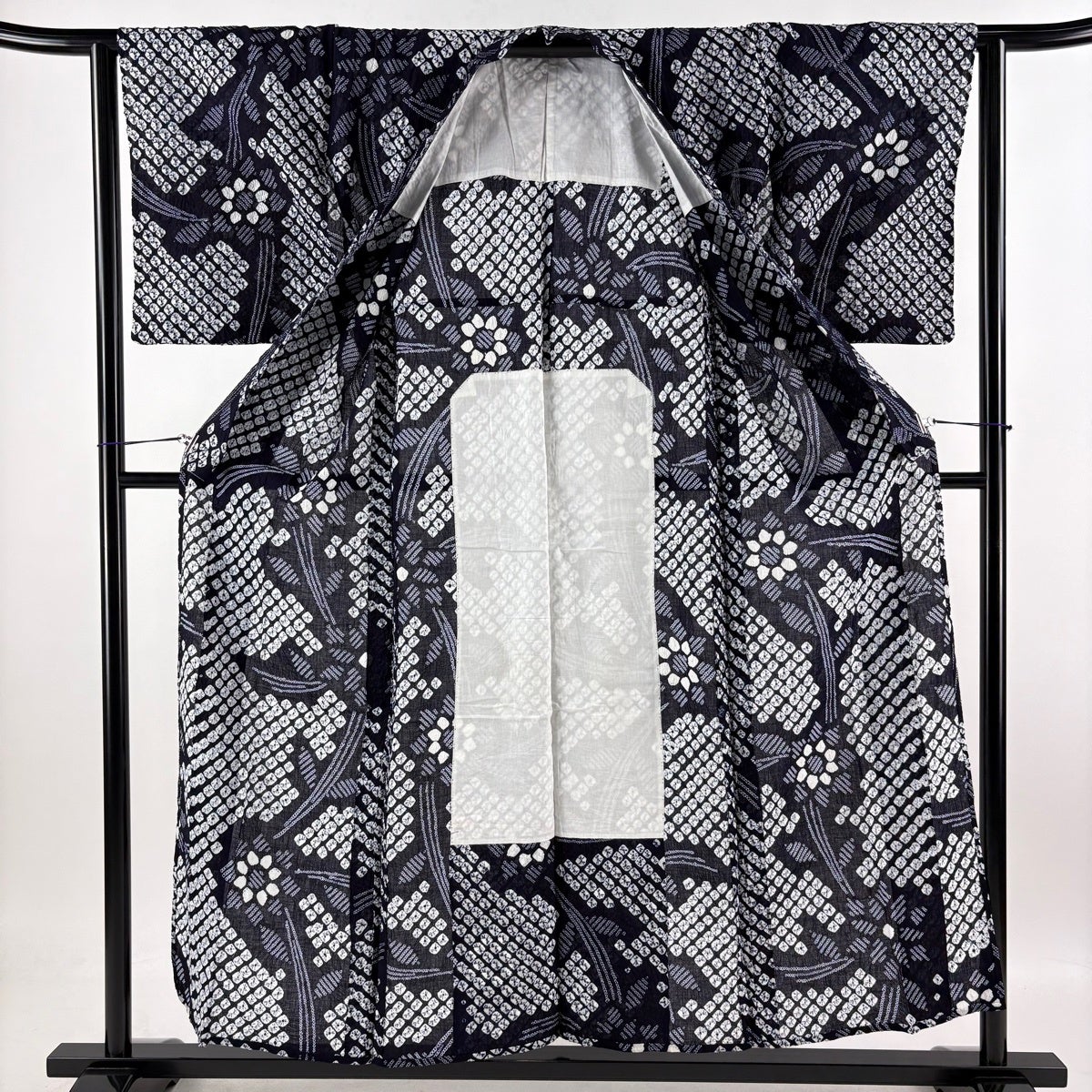 【美品】 浴衣 身丈155cm 裄丈61cm 綿 名品 【中古】 美品】 浴衣 身丈155cm 裄丈61.5cm 綿 名品 【中古】の通販 by