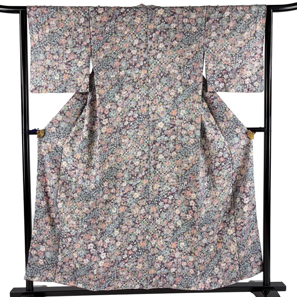 【美品】 小紋 身丈155cm 裄丈64cm 正絹 秀品 【中古】 小紋 身丈155cm 裄丈64cm 正絹 秀品 【中古】の通販 by バイセル