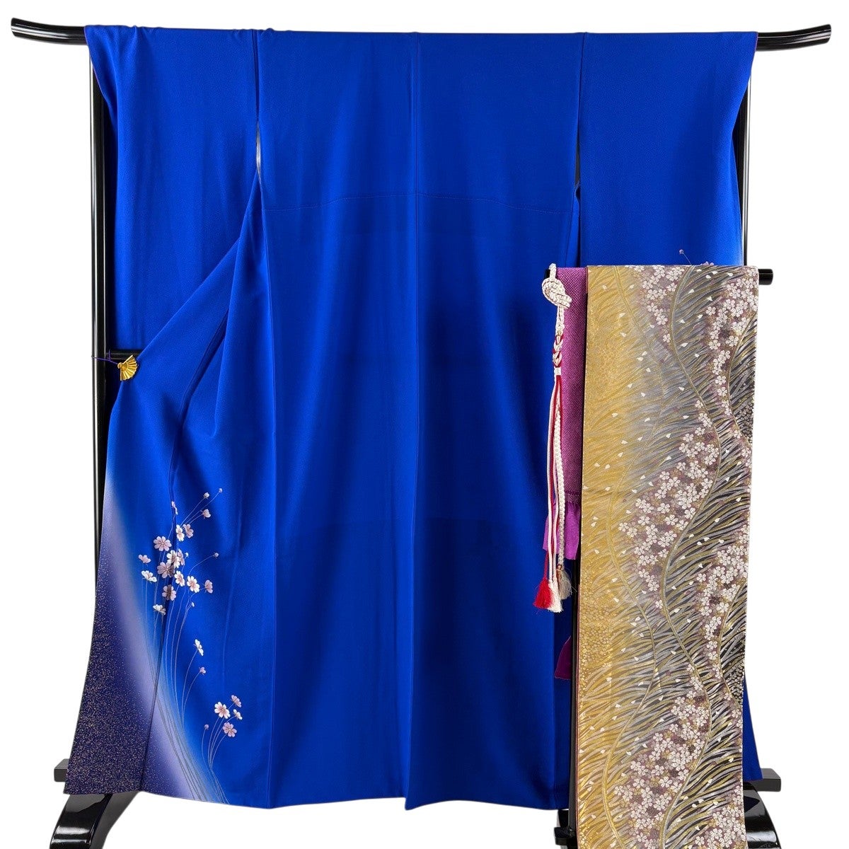 美品】 振袖 身丈162cm 裄丈67.5cm L 袷 袋帯フルセット 鈴乃屋