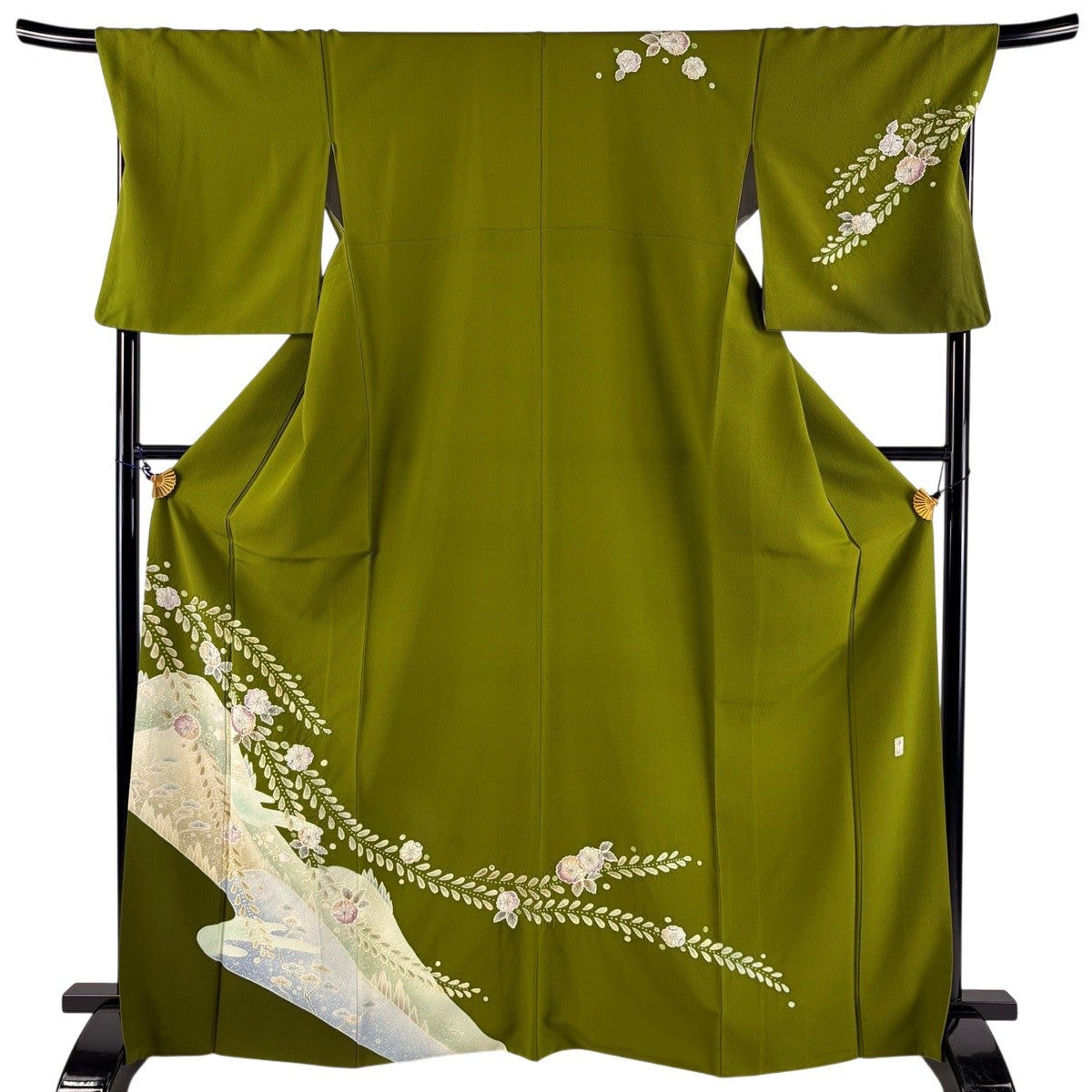訪問着 着物 中古 辻が花 身丈171cm 裄69.5cm L A828-14 訪問着 着物 中古 辻が花 身丈171cm 裄69.5cm L A828-14の通販 by
