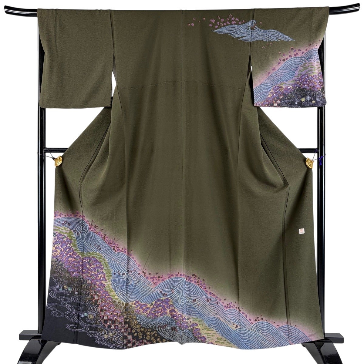 【美品】 訪問着 身丈161cm 裄丈63.5cm 正絹 名品 【中古】 訪問着 身丈161cm 裄丈64cm 正絹 秀品 【中古】 訪問着 身丈161cm 裄