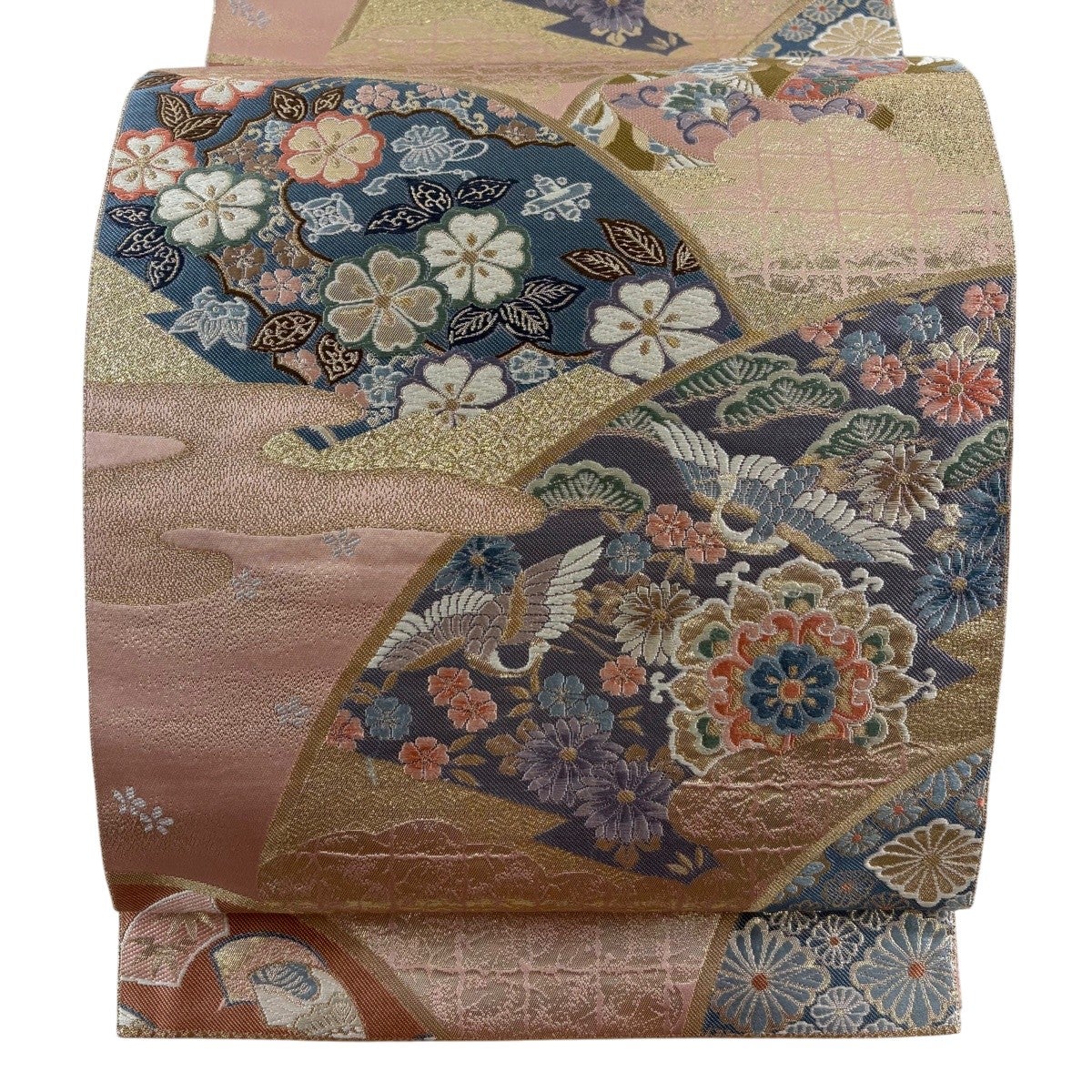 美品】 名古屋帯 名品 花車 絞り ピンク 正絹｜中古・古着・リサイクル