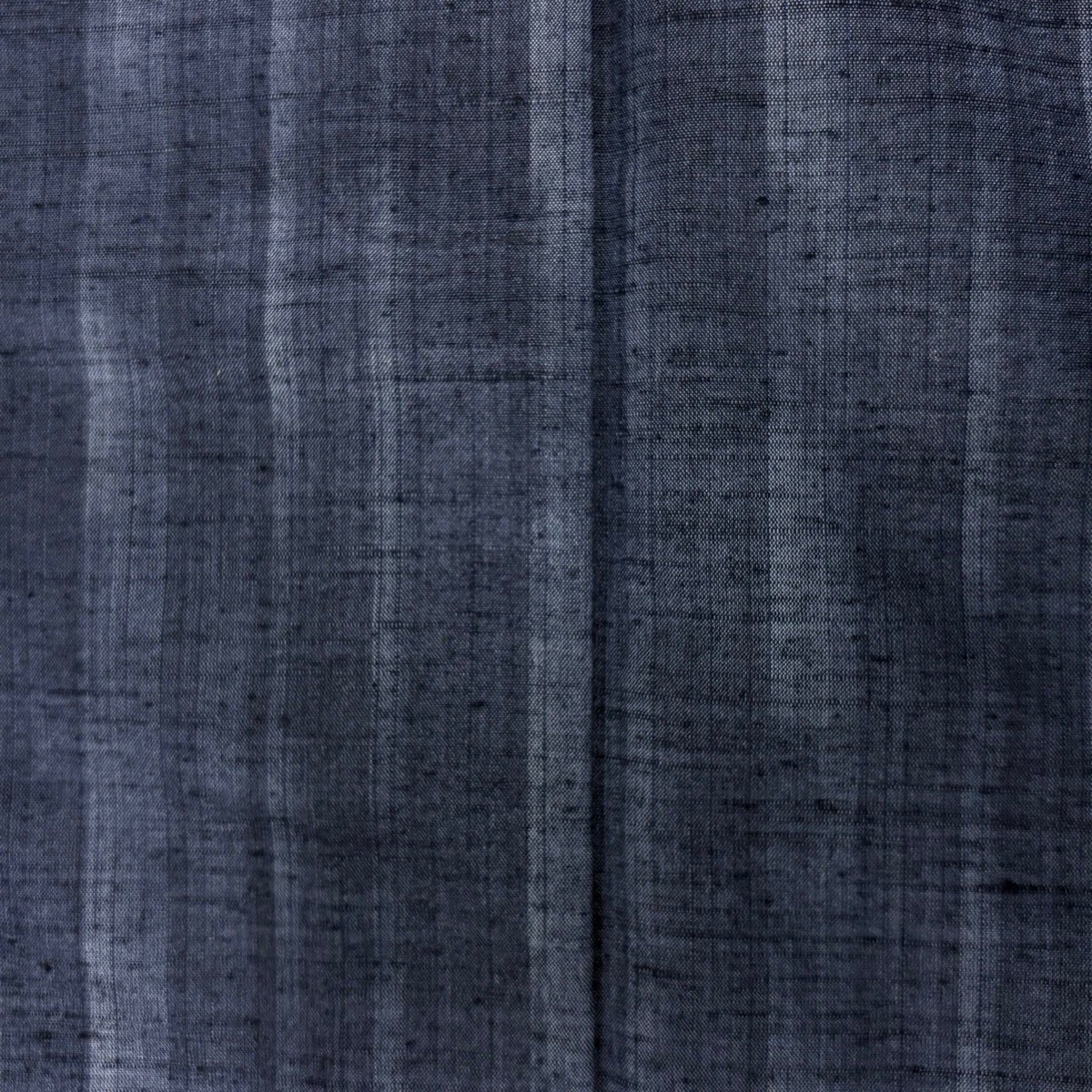 美品】 紬 身丈161.5cm 裄丈66cm M 単衣 縞 幾何学 紺色 正絹 秀品
