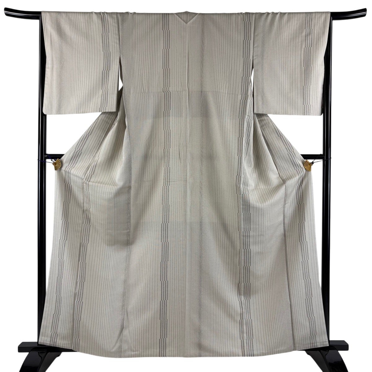 お召 美品 逸品 身丈153.5cm 裄丈63cm 正絹 【中古】 美品】 お召 身丈151.5cm 裄丈66.5cm 正絹 逸品 【中古】の通販 by