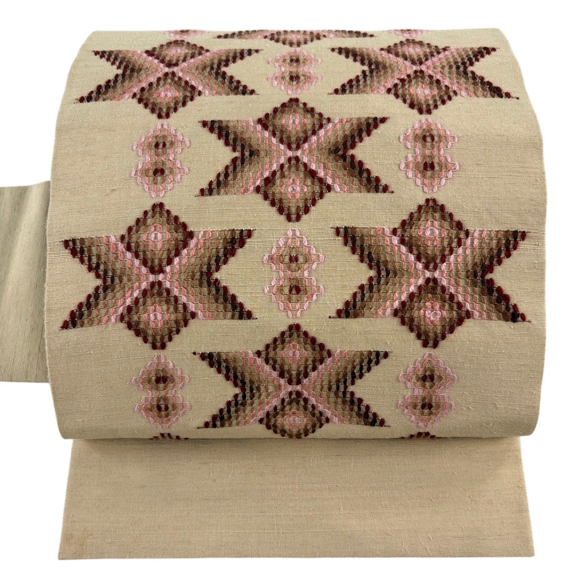 美品】 名古屋帯 逸品 落款あり 証紙あり 八寸名古屋帯 首里花織 新島