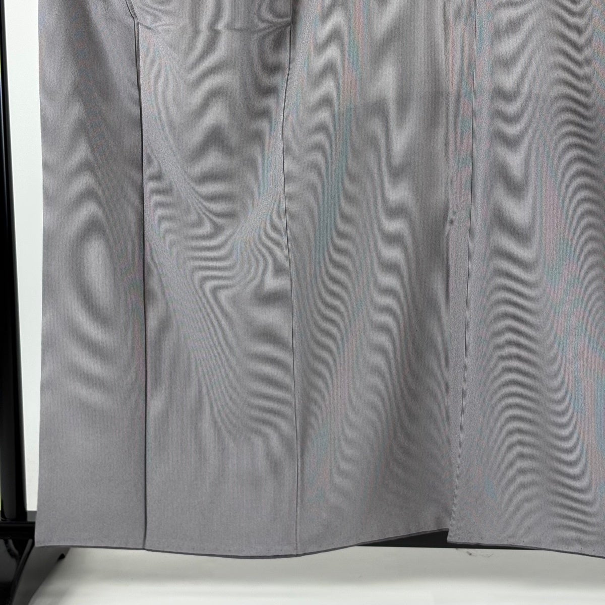 江戸小紋 身丈158cm 裄丈63cm S 袷 落款あり 万筋 紫 正絹 逸品｜中古