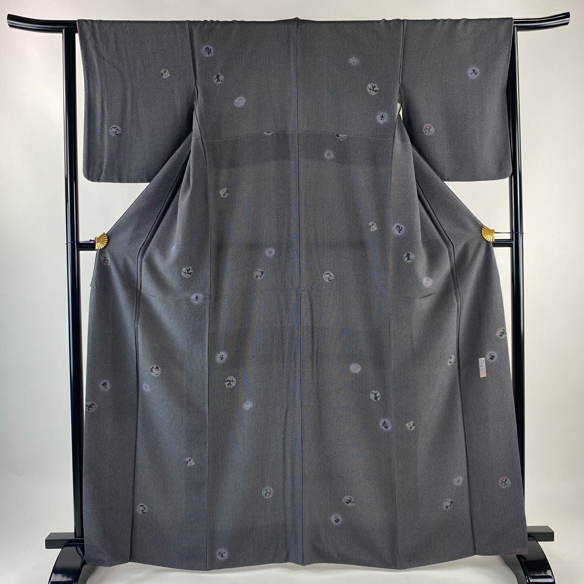 【美品】 小紋 身丈166cm 裄丈63cm 正絹 秀品 【中古】 美品】 小紋 身丈166cm 裄丈68cm 正絹 秀品 【中古】の通販 by