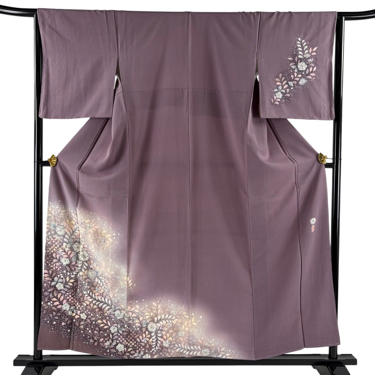 ★専用★美品 訪問着 辻が花 縮緬地 トールサイズ 身丈168cm 裄丈69 美品】 付下げ 身丈156cm 裄丈64cm M 袷 翠山工房 落款あり 辻が花