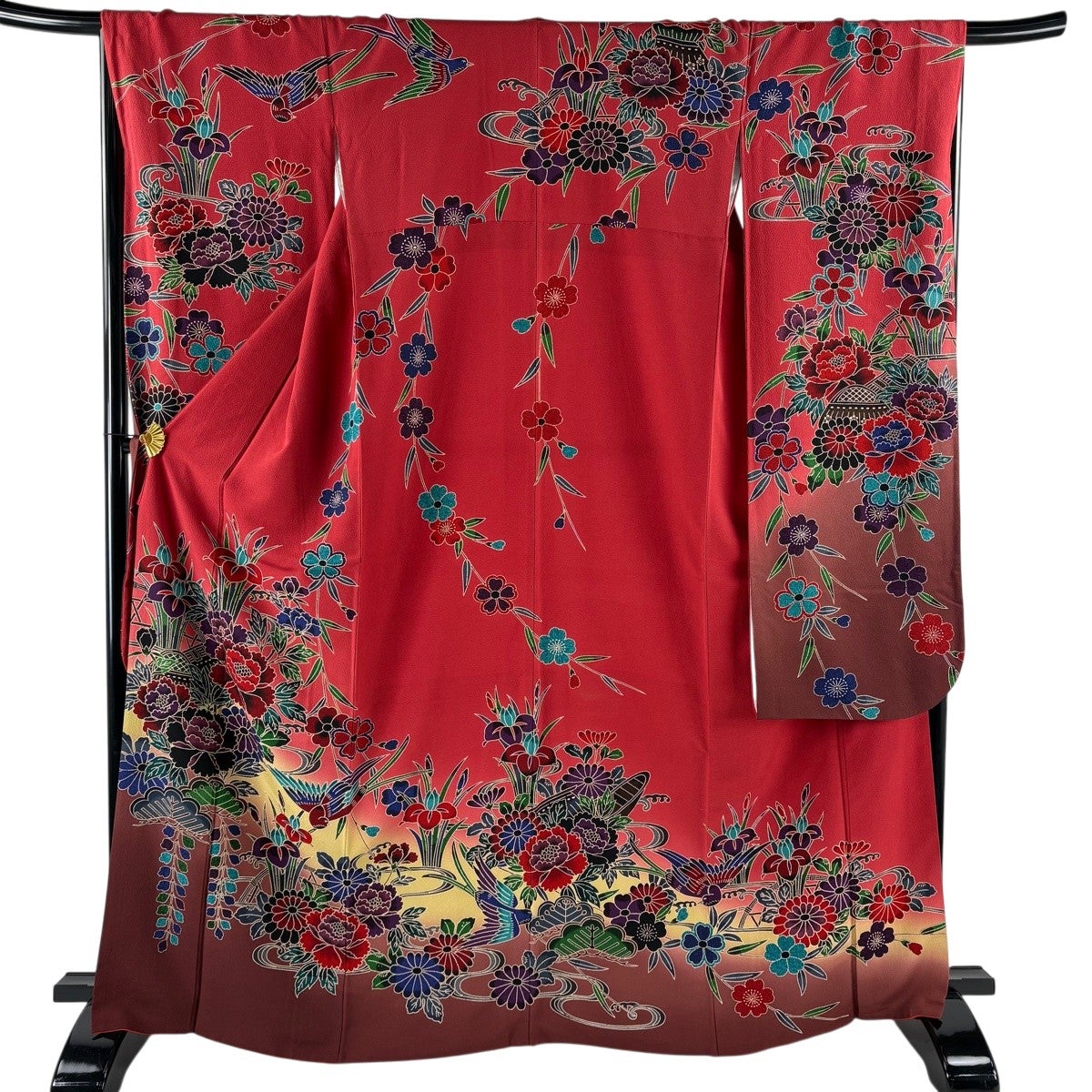 振袖 美品 名品 身丈166cm 裄丈65cm 正絹 【中古】 振袖 身丈166cm 裄丈69cm 正絹 名品 【中古】の通販 by バイセル