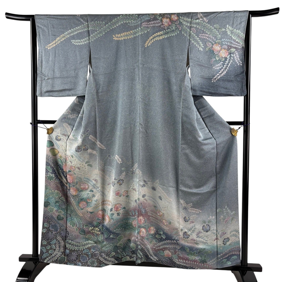 訪問着 名品 164cm 68cm 正絹 【中古】 楽天市場】白 訪問着 中古の通販