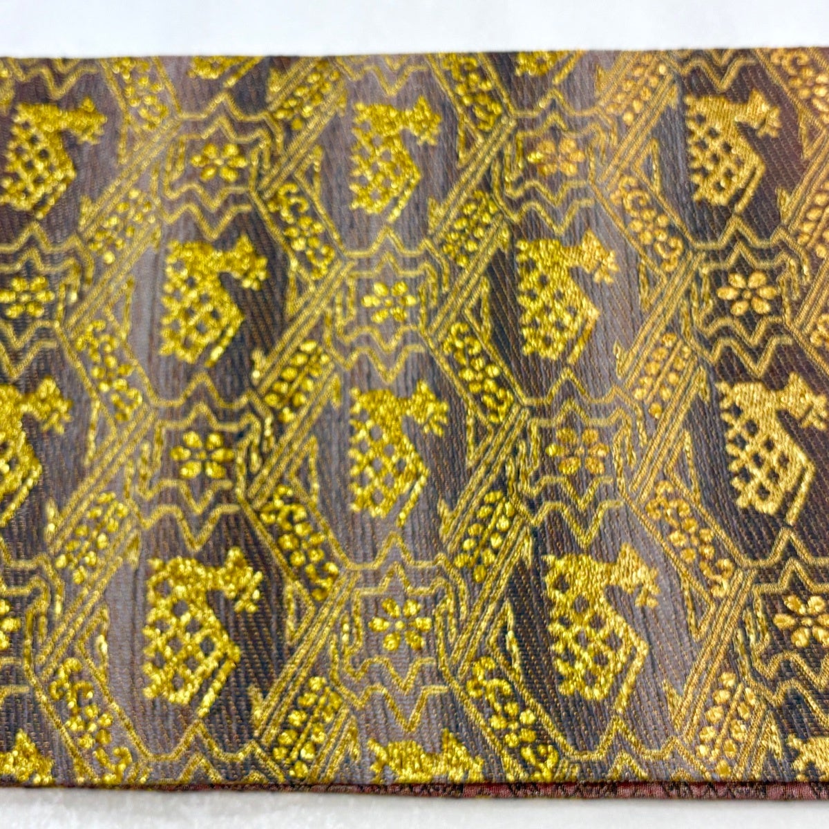 601my47▲コシノアヤコ 芭蕉文様 唐草 引箔 金糸 袋帯▲美品 美品】 袋帯 名品 証紙あり 沙芙?の織 TOKI志すい 有栖川 花唐草 金糸