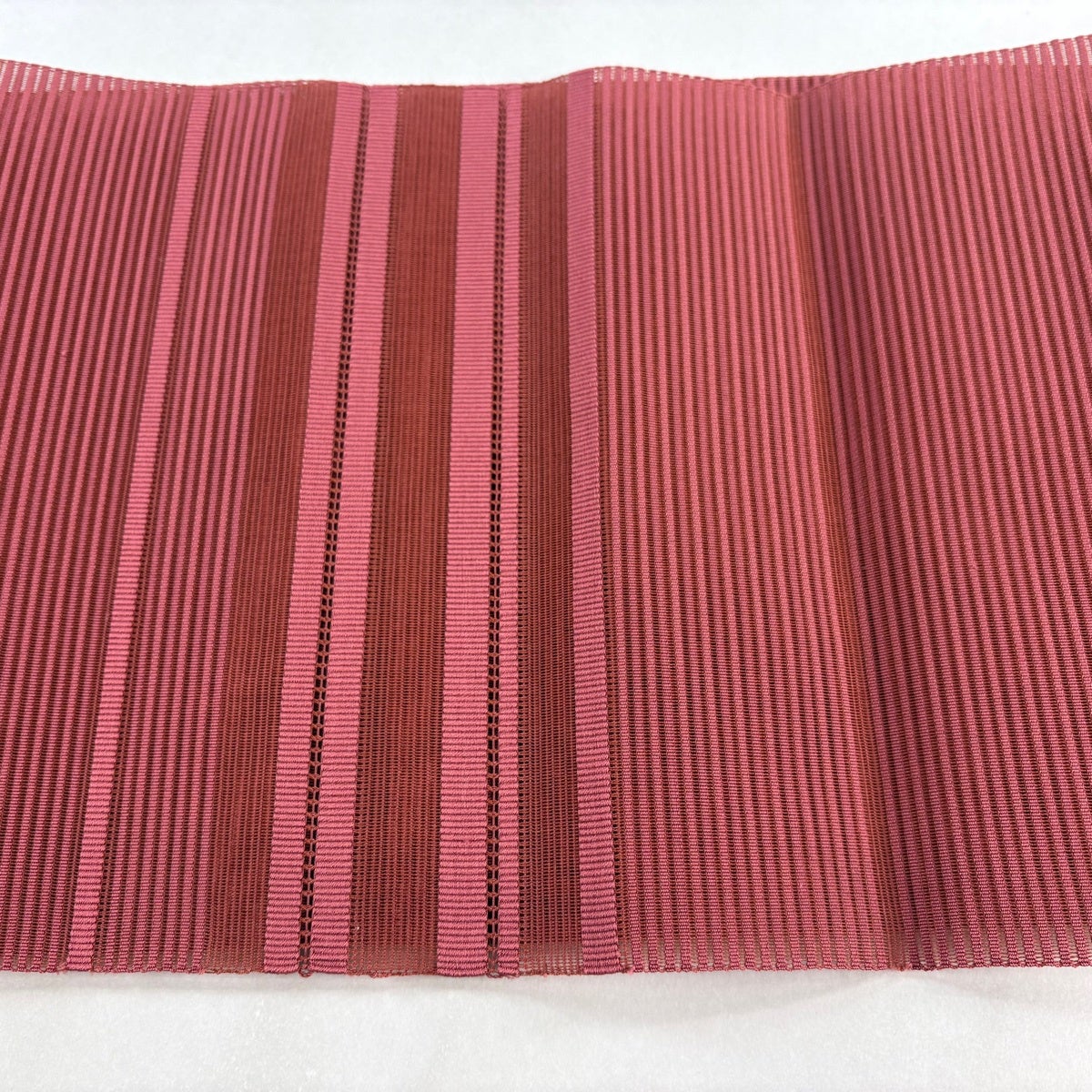 美品】 名古屋帯 優品 夏帯 絽 八寸名古屋帯 松葉仕立て トンネル