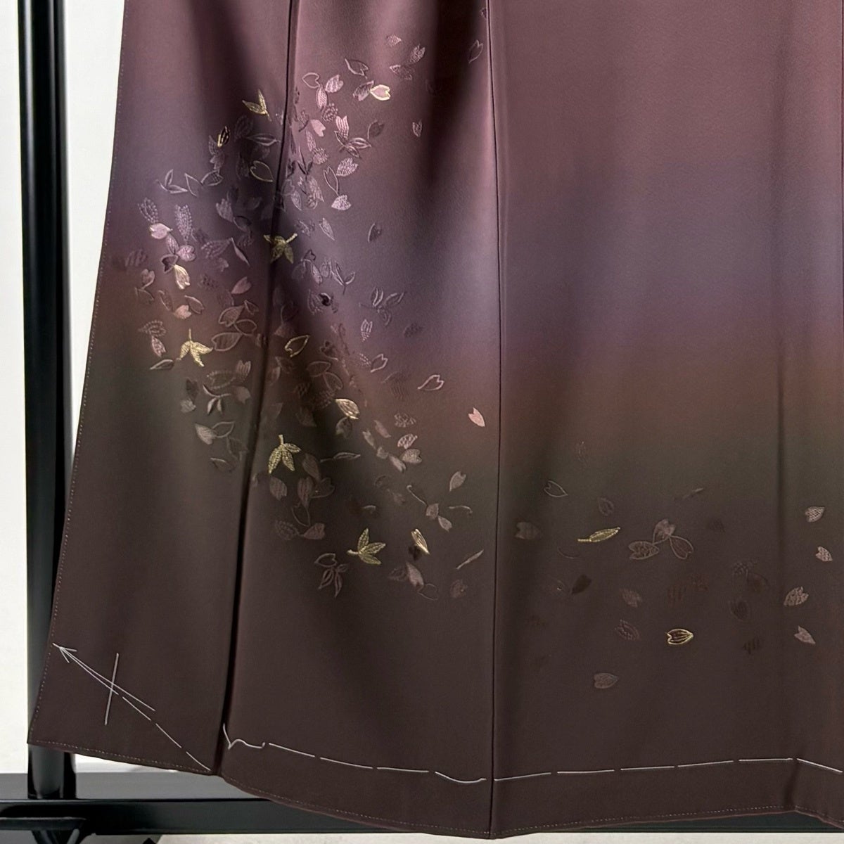 美品】 付下げ 身丈157.5cm 裄丈66cm M 袷 コシノアヤコ 落款あり 桜の