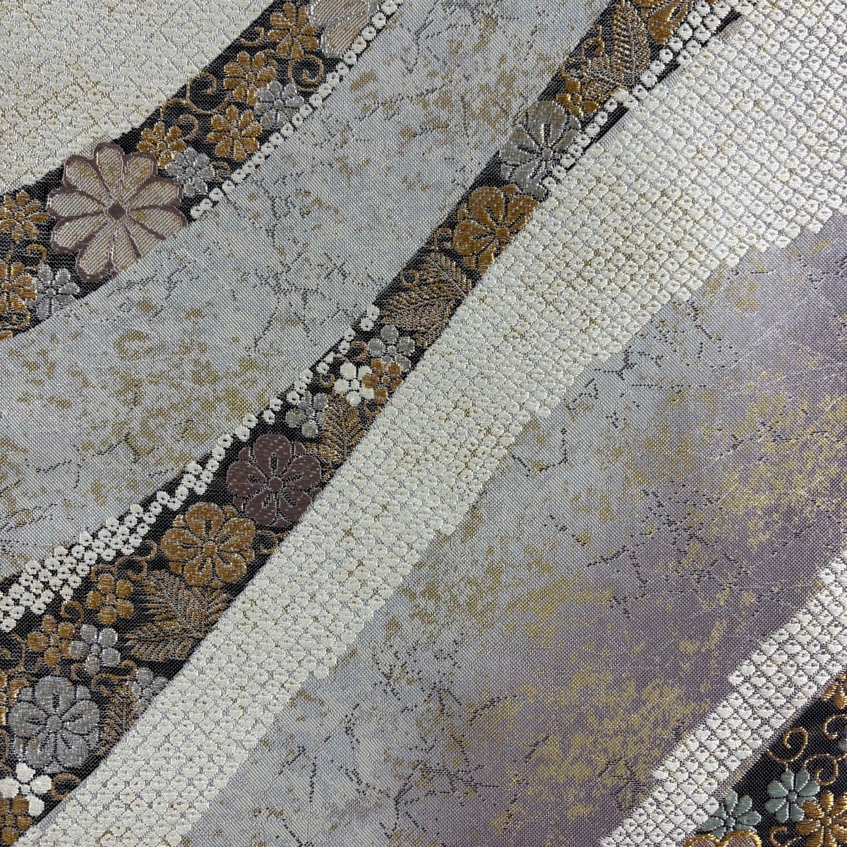 辻ケ花 辻が花 辻ヶ花 セット 訪問着 金通し 灰色 袋帯 落款 美品】 訪問着 身丈161cm 裄丈67.5cm L 袷 袋帯セット 辻が花柄 銀通し