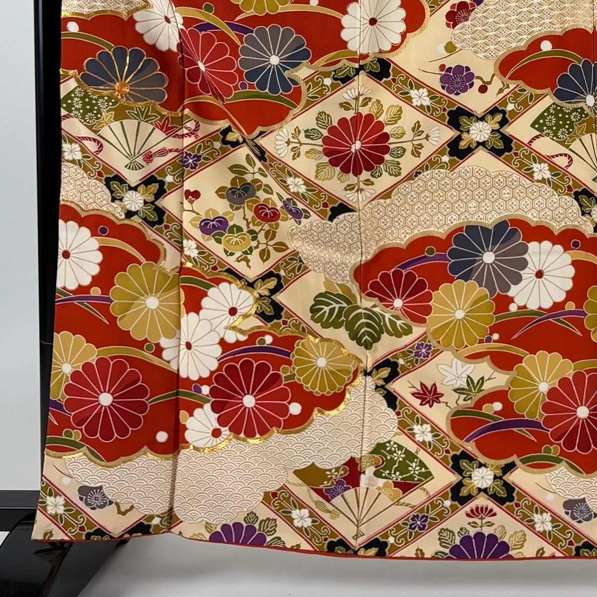 振袖フルセット 身丈160裄66.5 金彩 ベージュ 暈し染め 逸品 成人式 振袖フルセット 手描き友禅 成人式振袖 振袖 裄丈68 - メルカリ