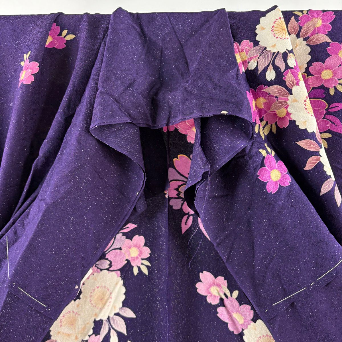 最終価格】 70%OFF 【美品】振袖 身丈176.5cm 裄丈73cm 未仕立て 仮絵