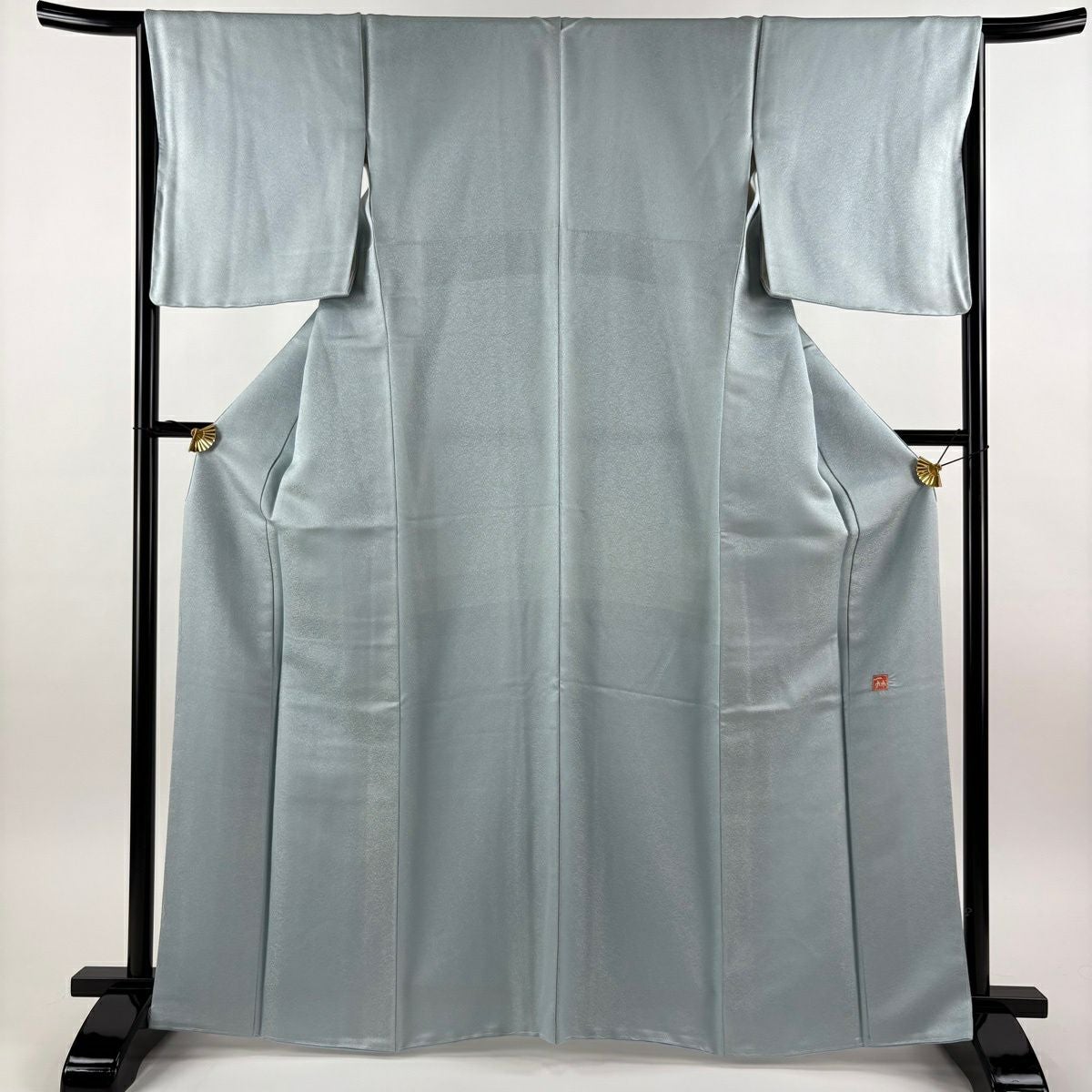 美品】 色無地 身丈159.5cm 裄丈65cm M 袷 久保田一竹工房 落款あり