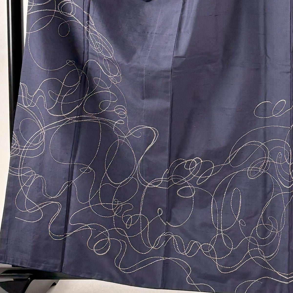 美品】 訪問着 身丈163cm 裄丈64.5cm M 袷 山口美術織物 紬地 落款あり