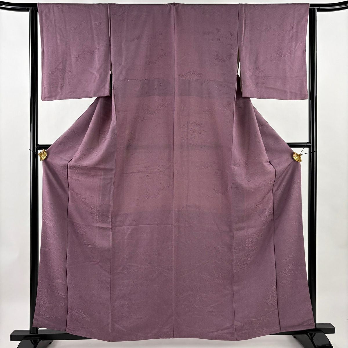 江戸小紋 身丈167.5cm 裄丈69cm L 袷 万筋 紺色 正絹 名品 ｜中古