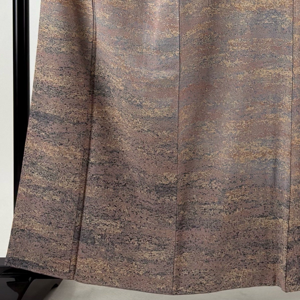 美品】 付下げ 身丈160.5cm 裄丈61cm S 袷 陶彩染 落款あり 幾何学 灰