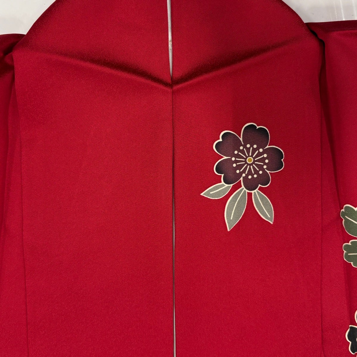 美品】 振袖 身丈164cm 裄丈67cm M 袷 蝶 牡丹 染め分け ぼかし 赤