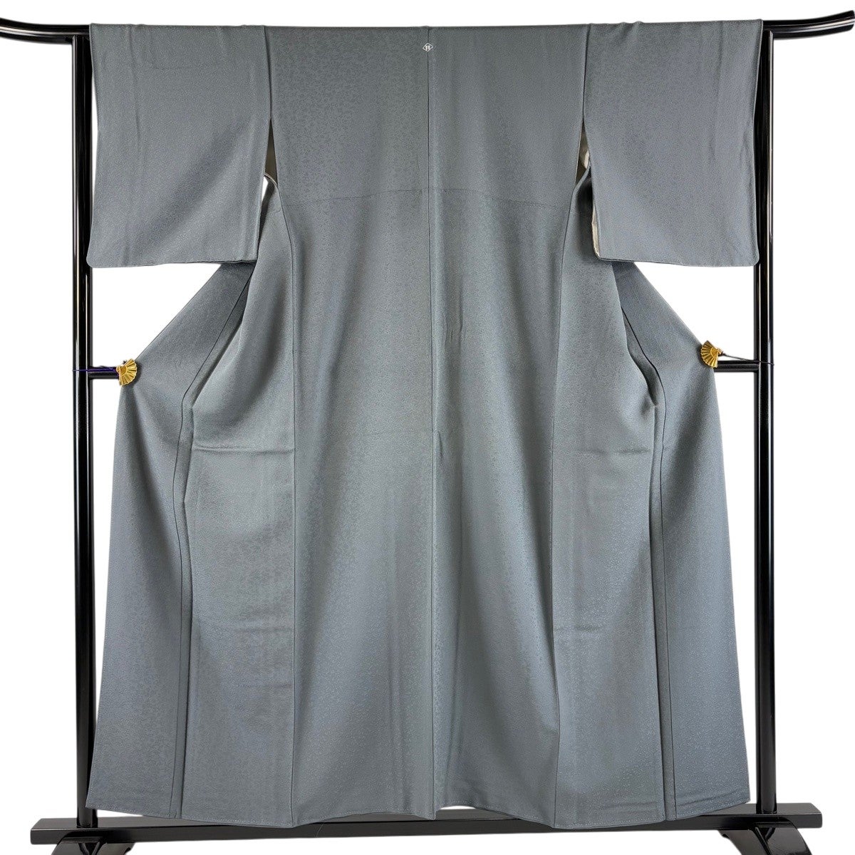 美品】 色無地 身丈157.5cm 裄丈62cm S 袷 地紋 薄茶色 正絹 秀品 一つ