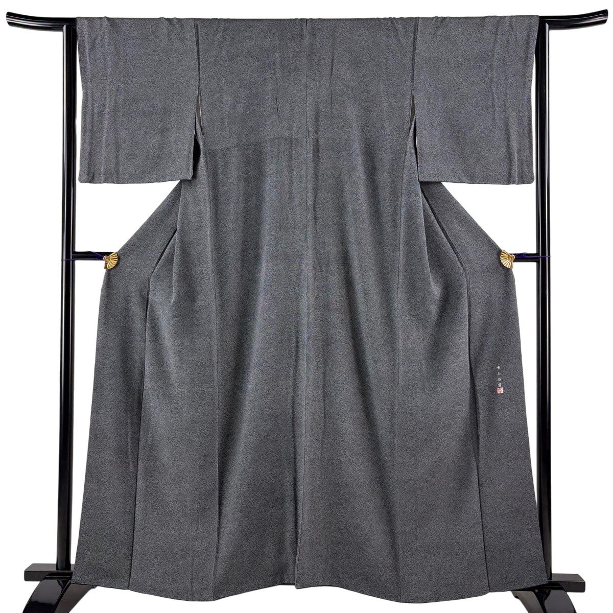 美品】 江戸小紋 身丈156cm 裄丈65cm M 袷 寺山存男 落款あり 寄せ柄 美品】 江戸小紋 身丈156cm 裄丈65cm M 袷 寺山存男 落款あり 寄せ柄