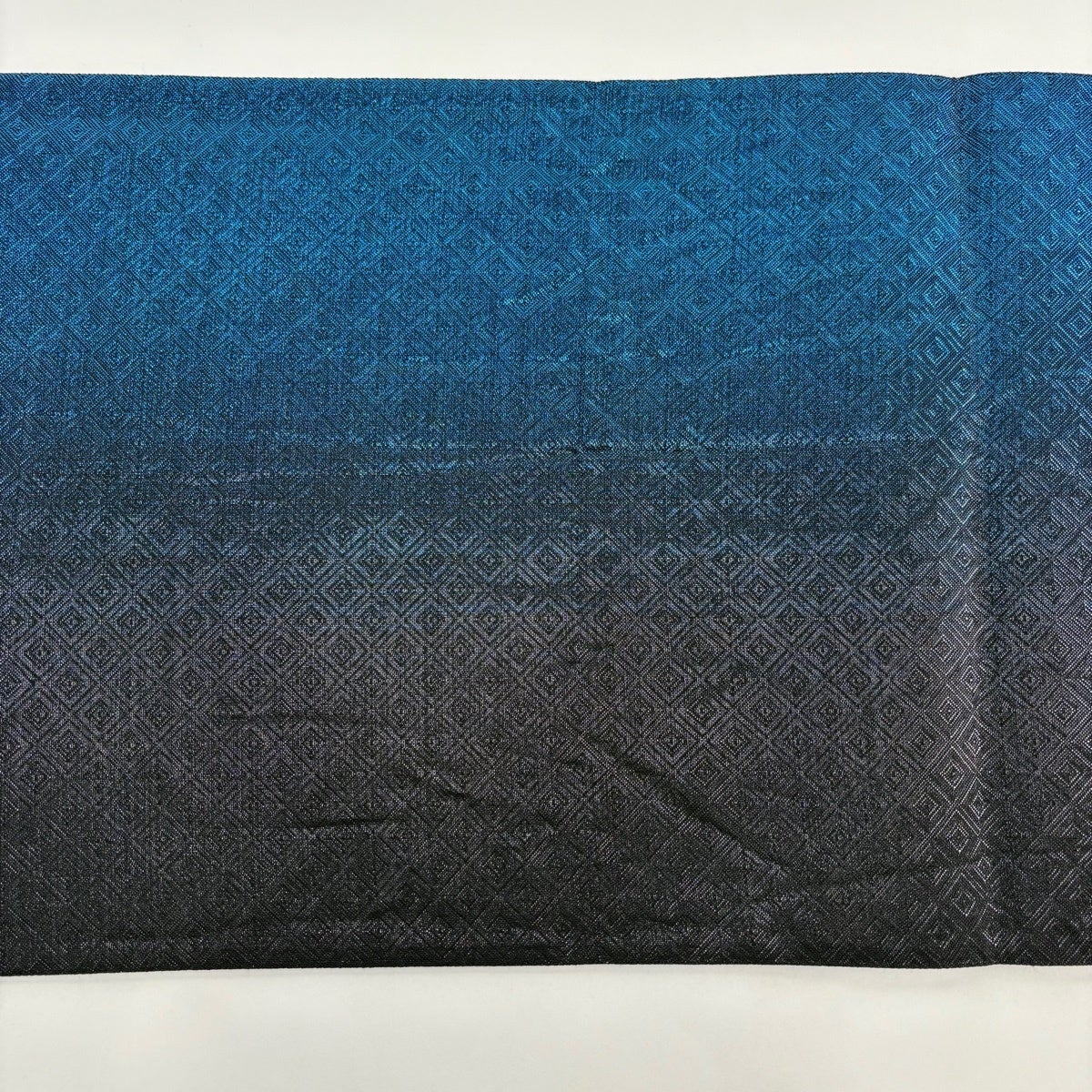 袋帯 秀品 辻が花柄 露芝 箔 青 六通 正絹｜中古・古着・リサイクル