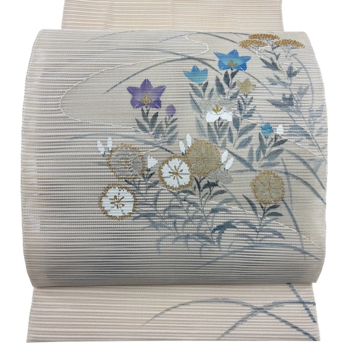 美品】 名古屋帯 秀品 落款あり 夏帯 絽 八寸名古屋帯 トンネル仕立て