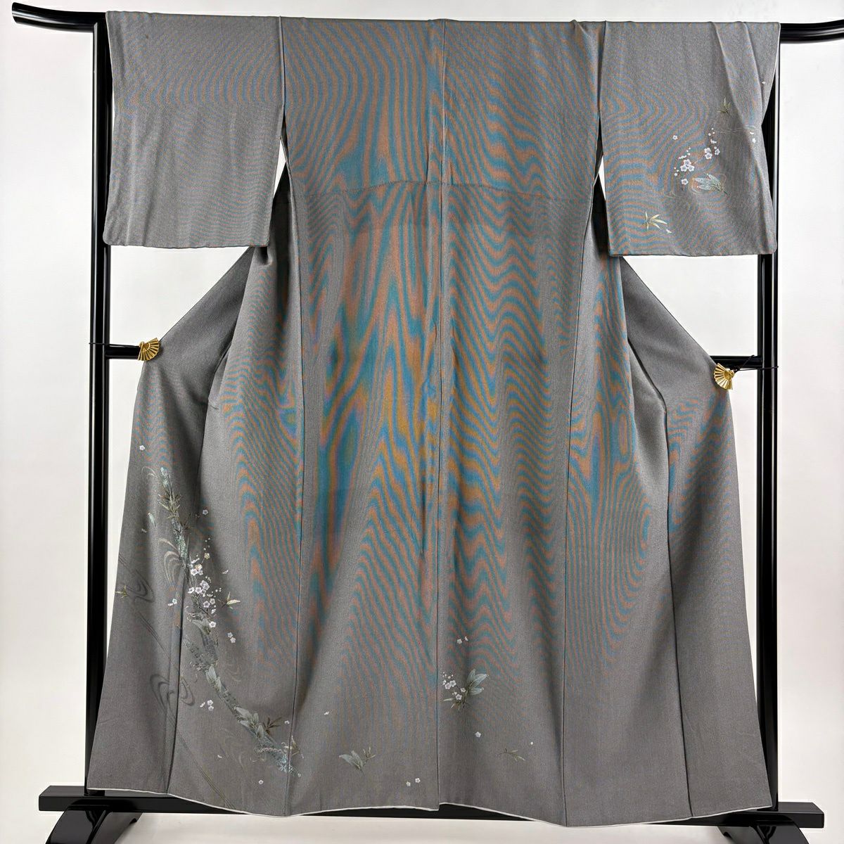 最終価格】 70%OFF 【美品】 付下げ 身丈154cm 裄丈63cm S 袷 枝花