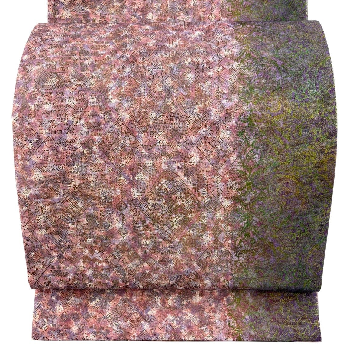袋帯　唐花草　縦縞　金糸　ブルー　着物　123b d ms 袋帯 唐花草 縦縞 金糸 ブルー 着物 123b d ms 【公式通販】
