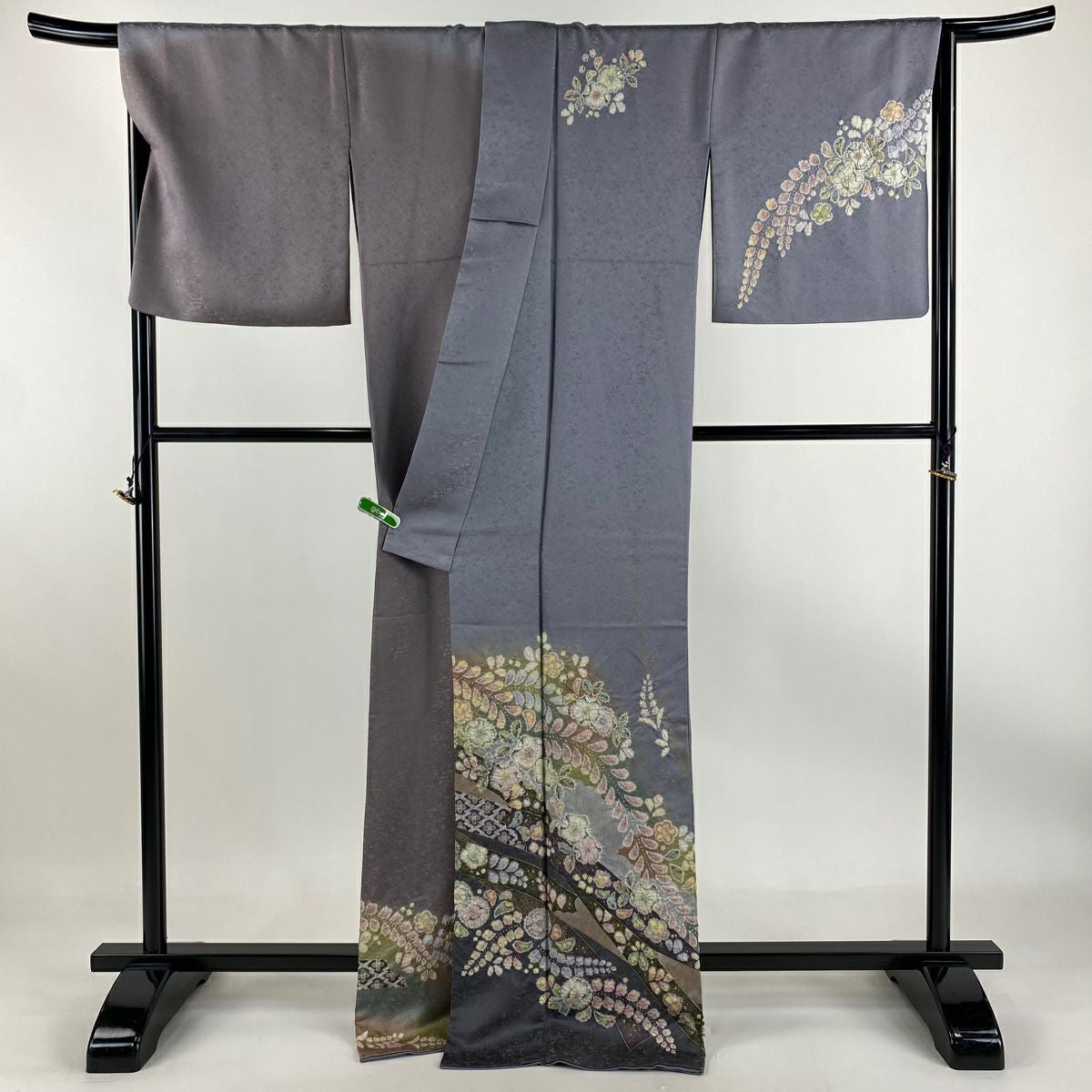 訪問着 身丈173cm 裄丈70cm L 袷 徳永憲峯 やまと 落款あり 辻が花
