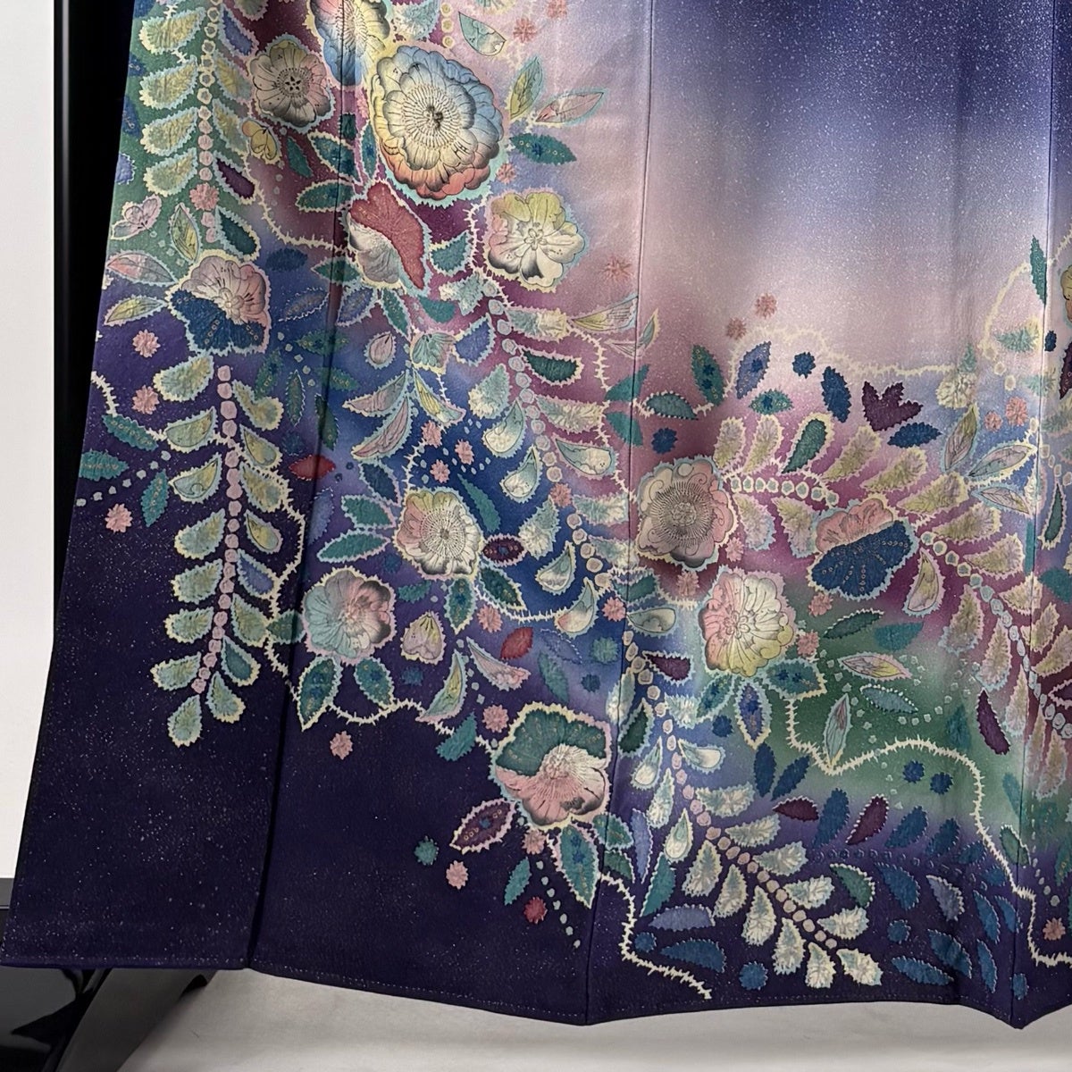 美品】 振袖 身丈162.5cm 裄丈66.5cm M 袷 袋帯フルセット 辻が花 金