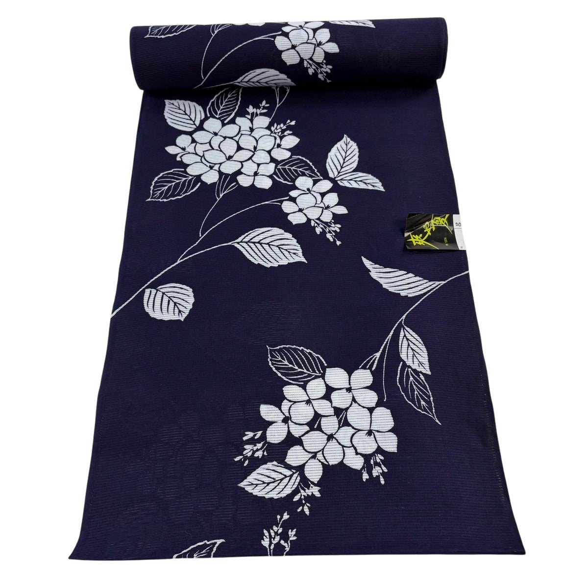 反物 優品 浴衣 紫陽花 紺色 綿｜中古・古着・リサイクル着物通販